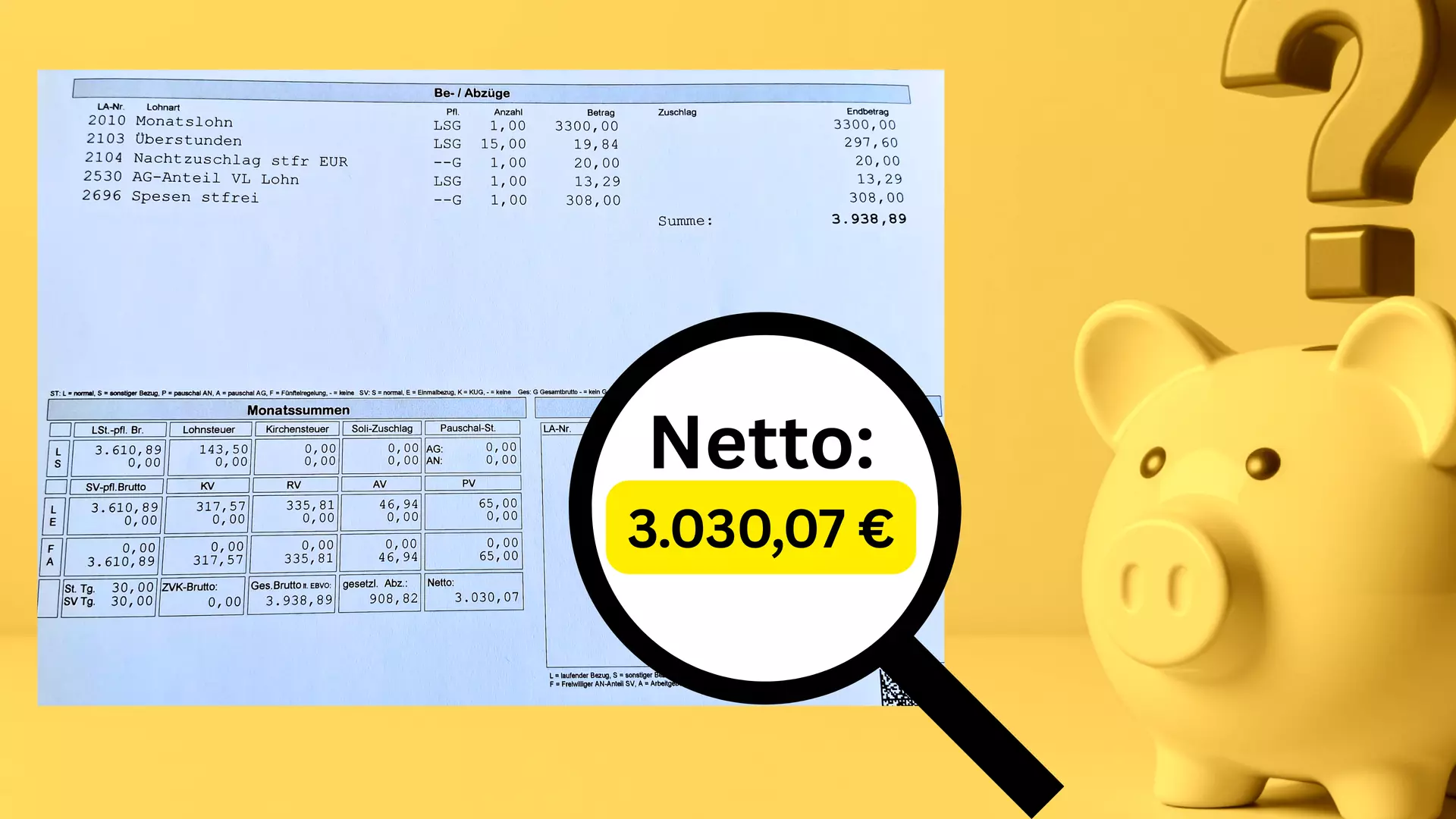 Steuerklasse 3 - Nahverkehr - Rechenbeispiel