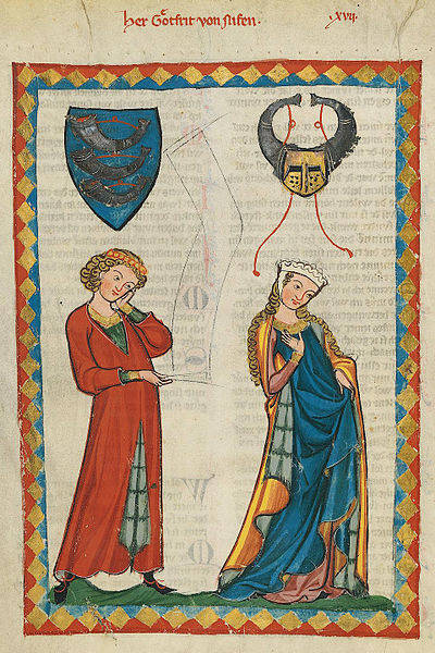 Gottfried im Codex Manesse
