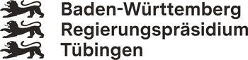 Landesmarke Baden-Württemberg mit Schriftzug Regierungspräsidium Tübingen