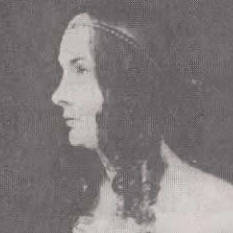 Elise Rüdiger auf einem Gemälde von Johann Sprick, 1840. Quelle: Wikipedia