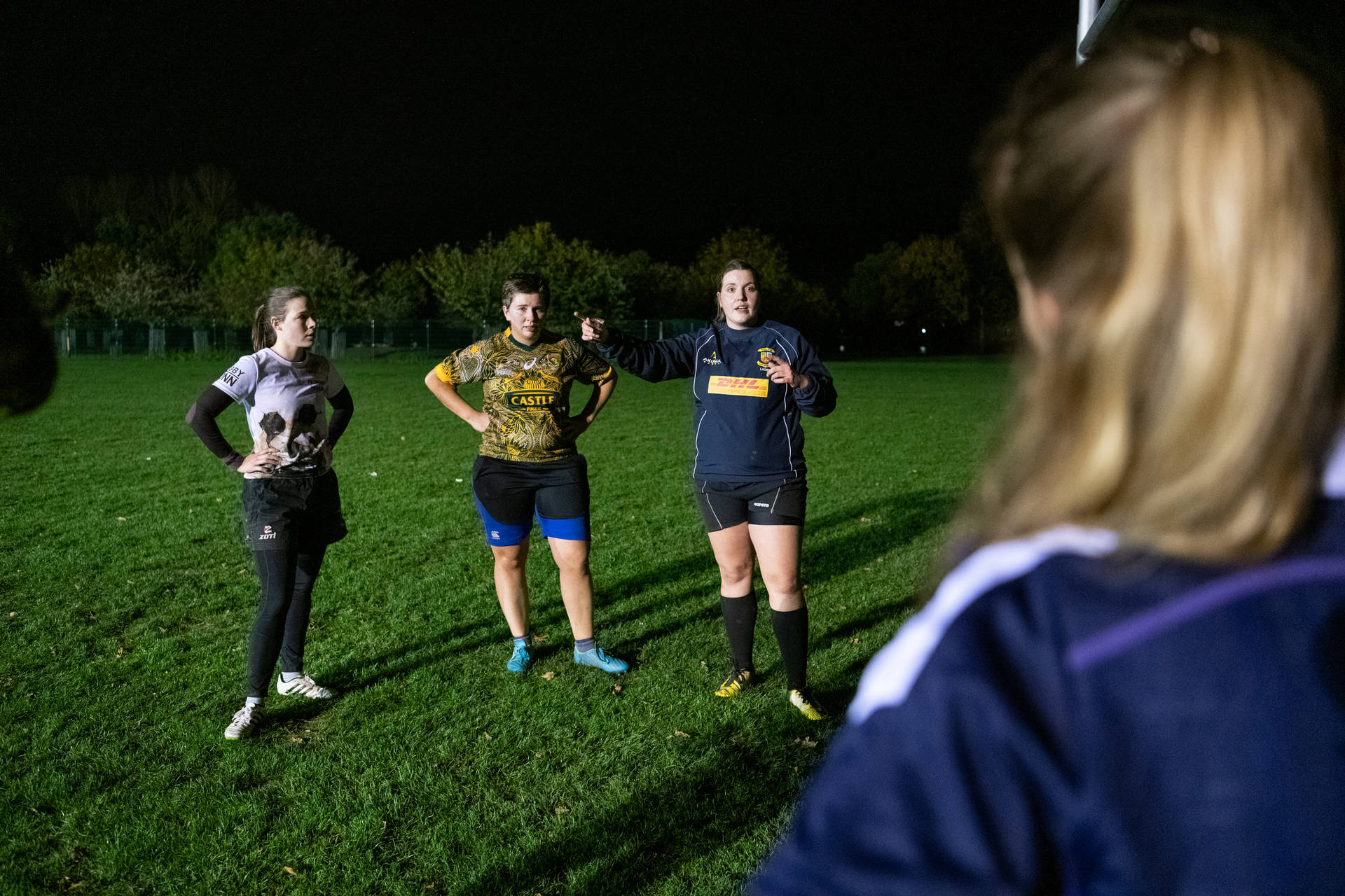 Instruktionen vor Trainingsbeginn