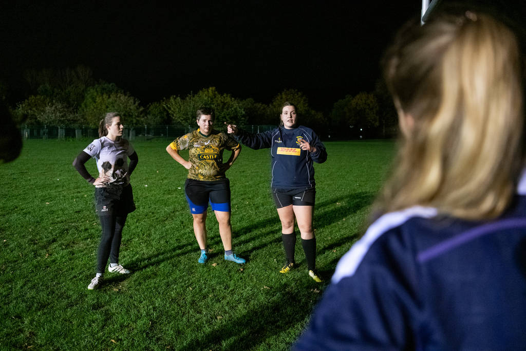 Instruktionen vor Trainingsbeginn