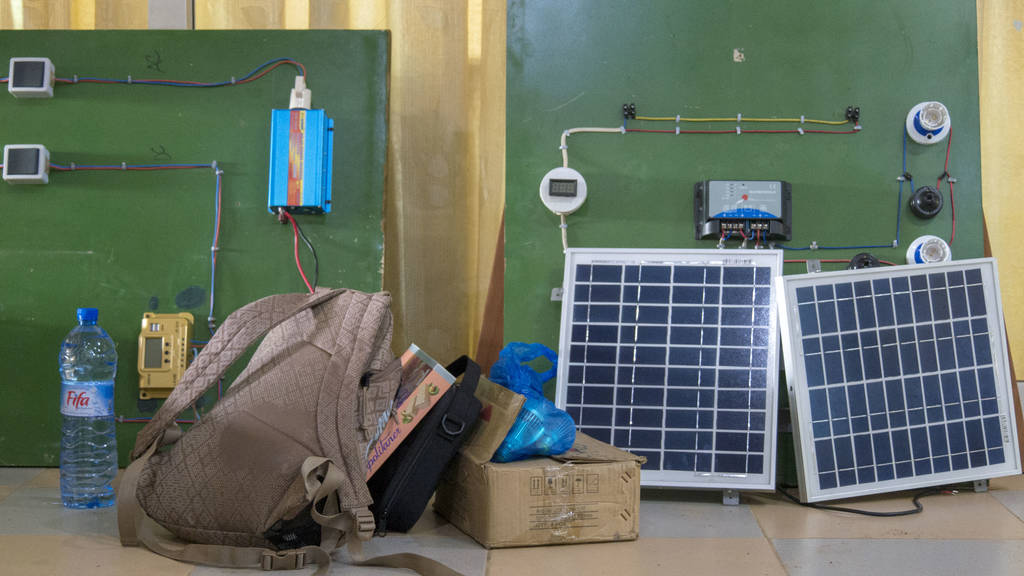 Schulungsequipment von den Partnerfirmen